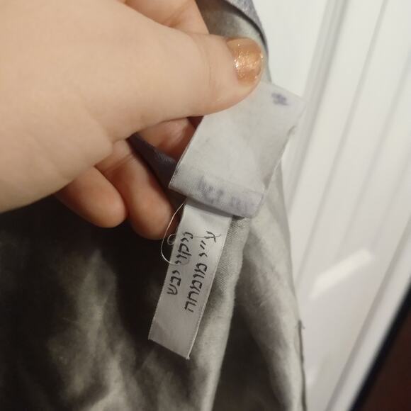 Comme Il Faut by Carole Godin Silver Blazer with Snap Closure Size 4 - Picture 7 of 7